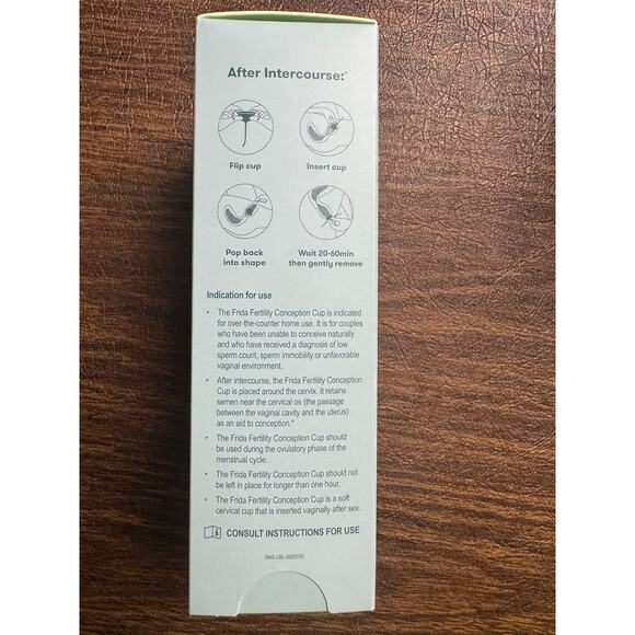 Frida Fertility Conception Aid Cup Keeps Sperm Close to Cervix - Picture 6 of 6